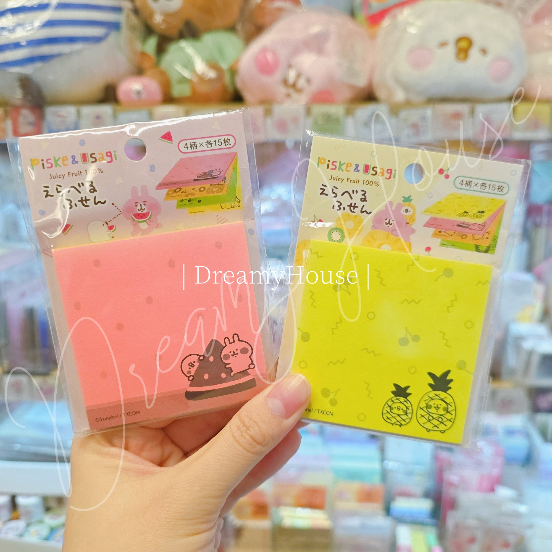 日本 kanahei 🍍 Piske & Usagi Juicy Fruit 100% 🍉 memo