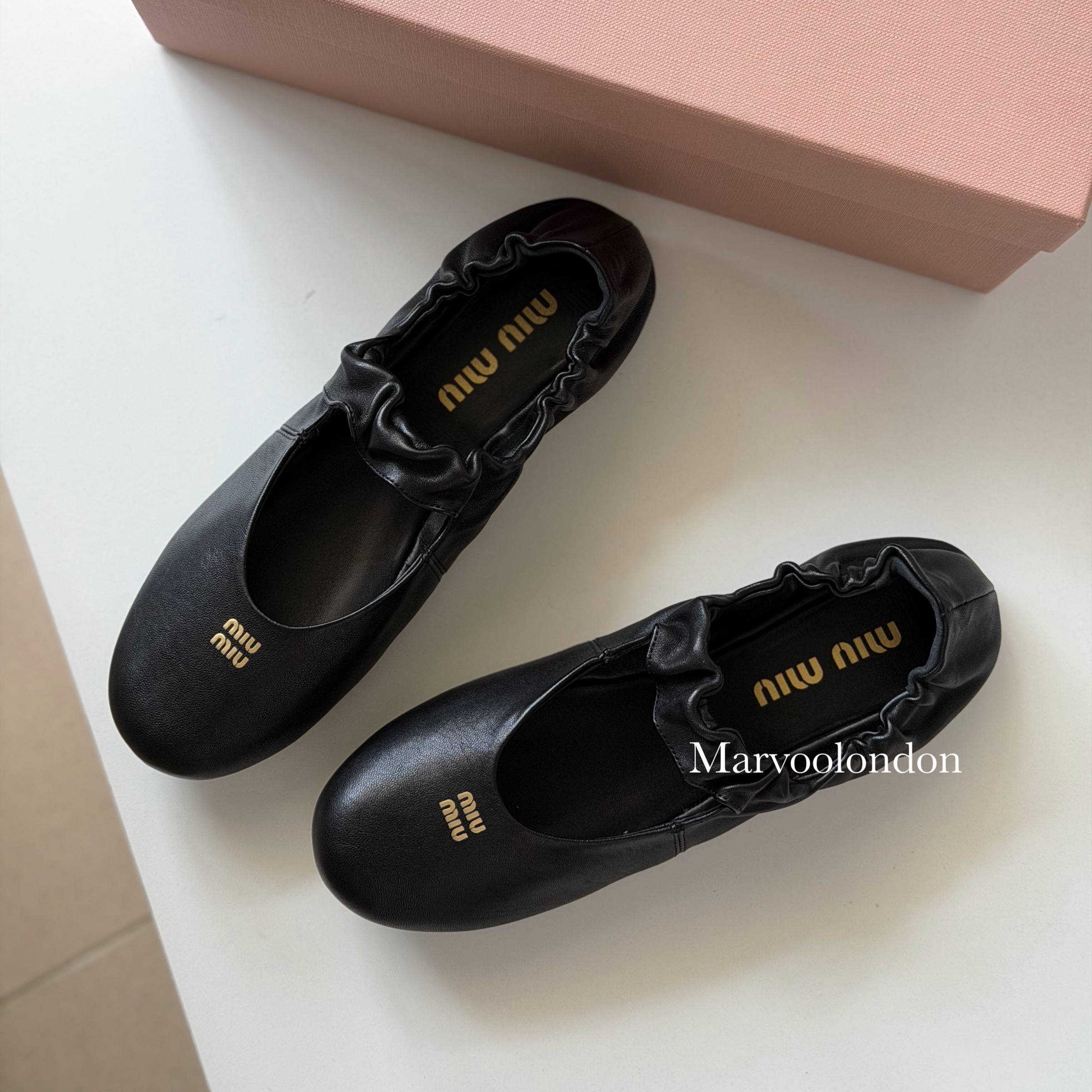 限時優惠💖訂貨📮MIUMIU Ruches 平底鞋 Size 36/36.5/37/37.5/39/41