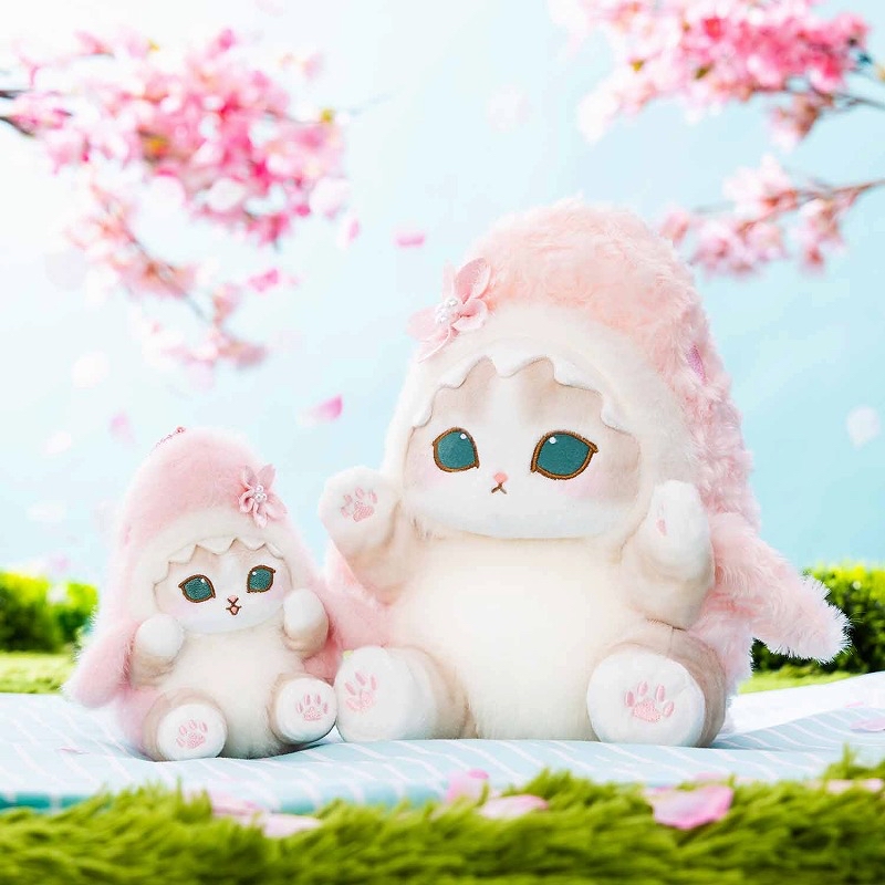  🎀【預訂】mofusand 櫻花鯊魚貓公仔