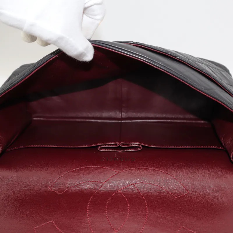 Chanel Matelasse 2.55 Maxi Double Flap Double Chain Shoulder Bag