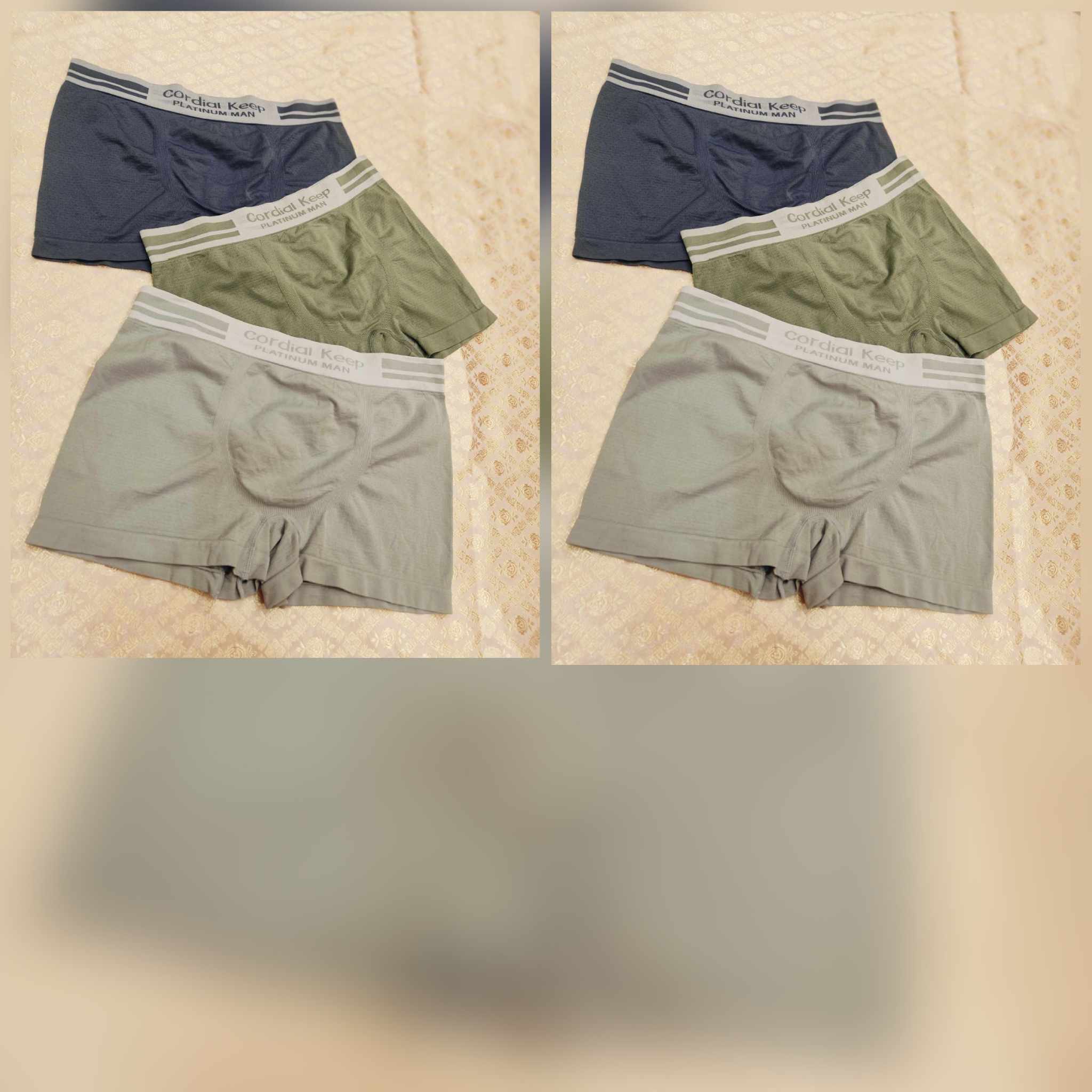 D5834 CORDIAL KEEP四角内裤（一盒三件）