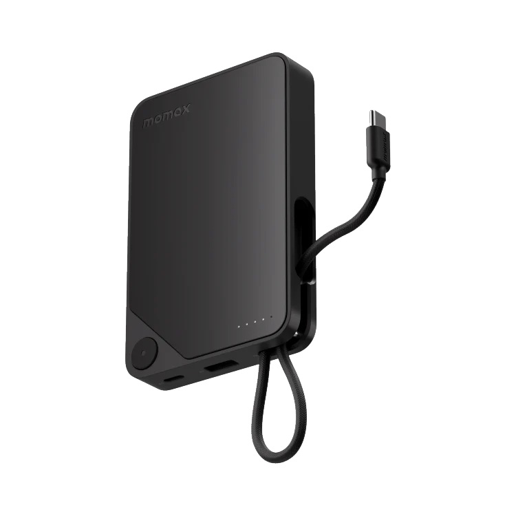 Momax 1-Power X 10000mAh 內置USB-C線移動電源 (CCC 認證) IP152