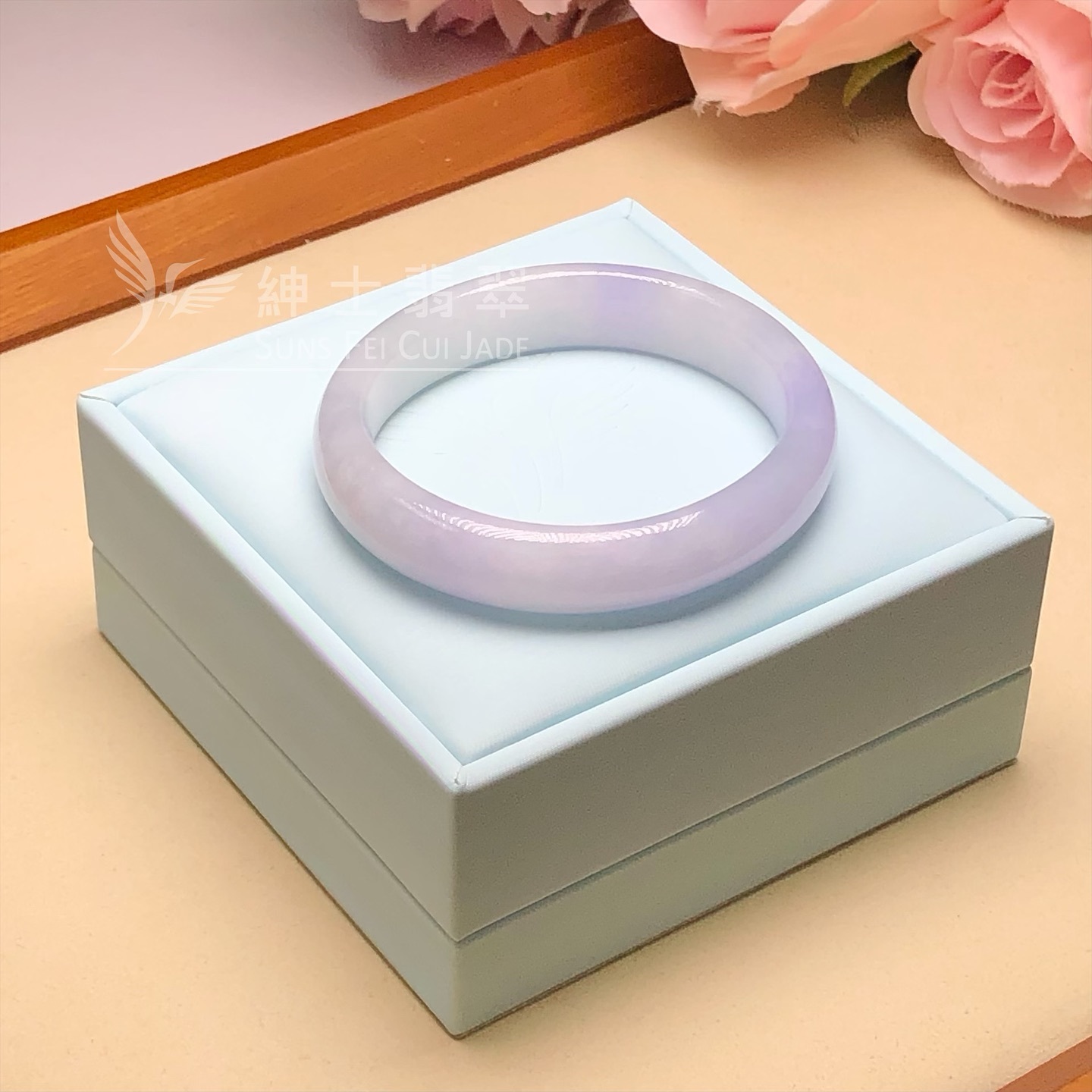 會卡紫羅蘭貴妃鐲51.6mm