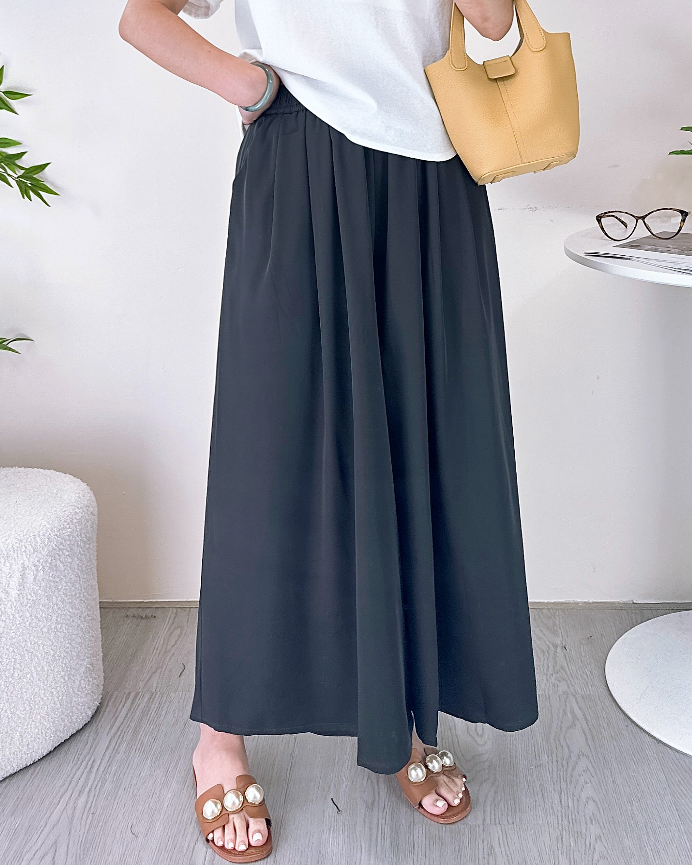 超顯瘦冰涼雪紡闊褲 3色