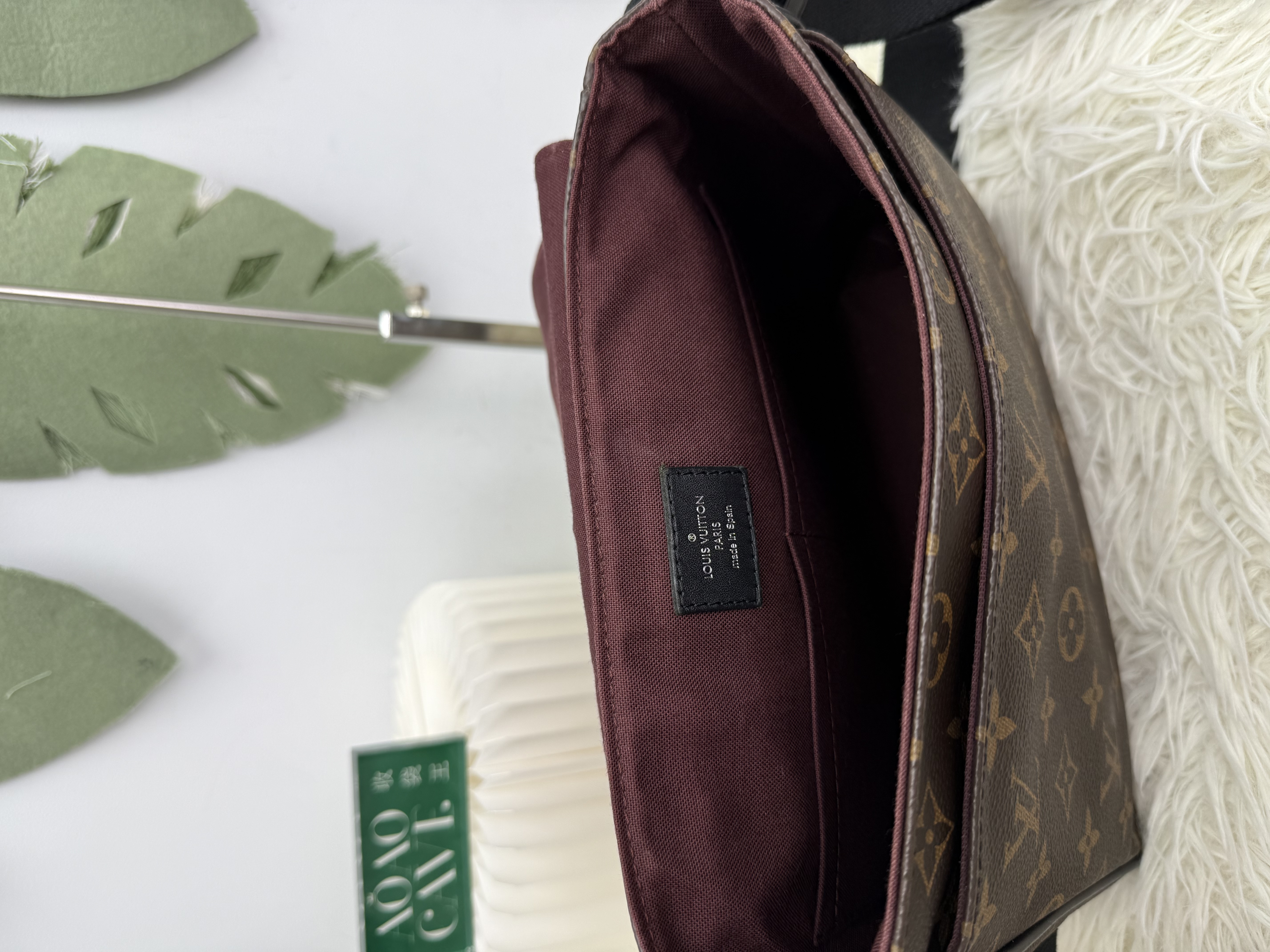 🤍PRE OWNED 經典老花 District PM size 晶片款 郵差包🤎