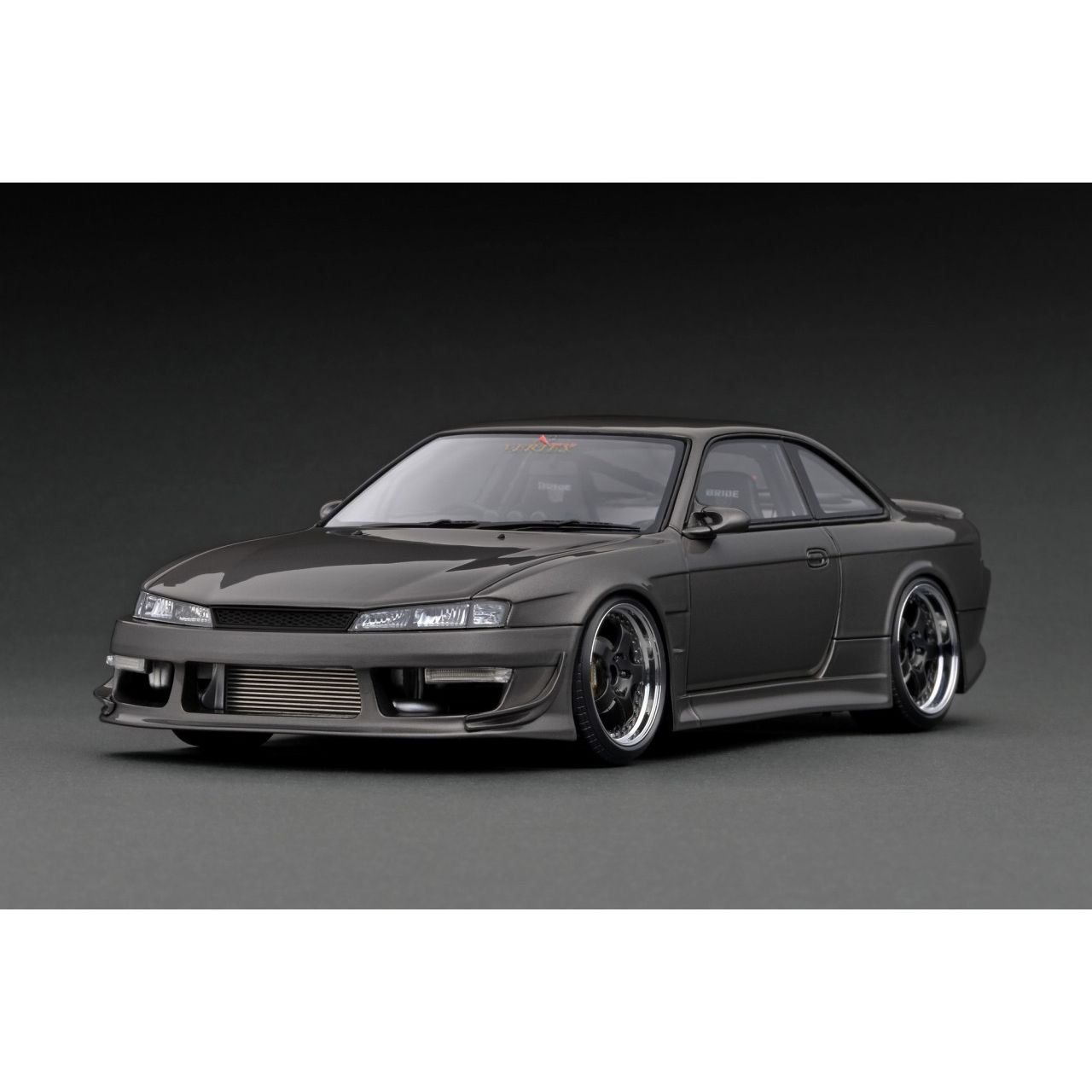 PRE-ORDER (Deposit) - IG3088 1/18 VERTEX S14 Silvia Gun Metallic 