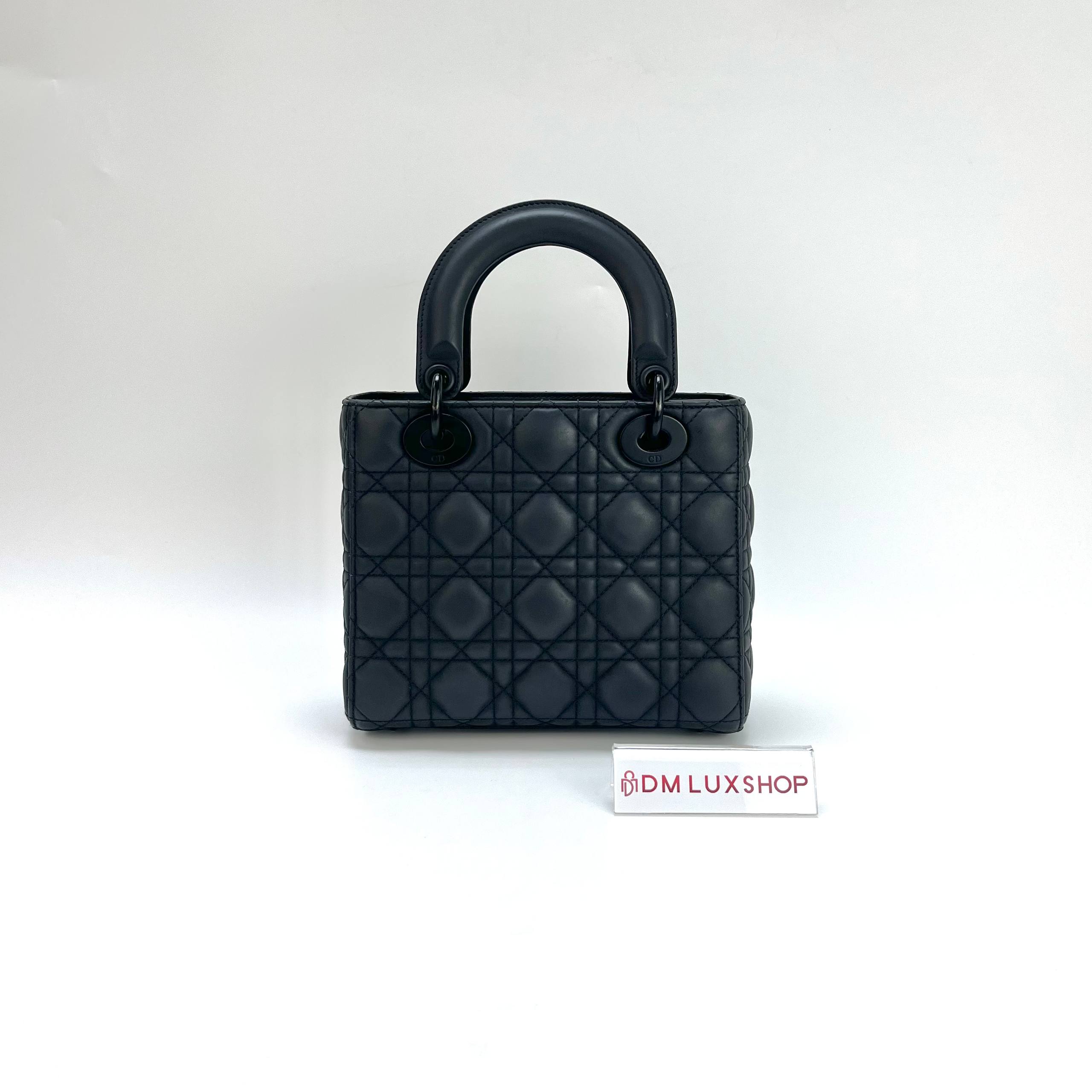 Dior Black Ultramatte Small Lady Dior