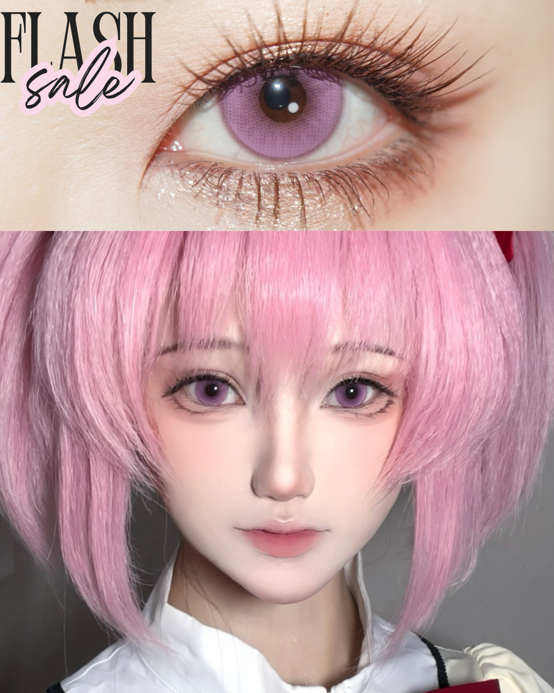 0度現貨 Lenspop花堇珠粉紫 半年拋