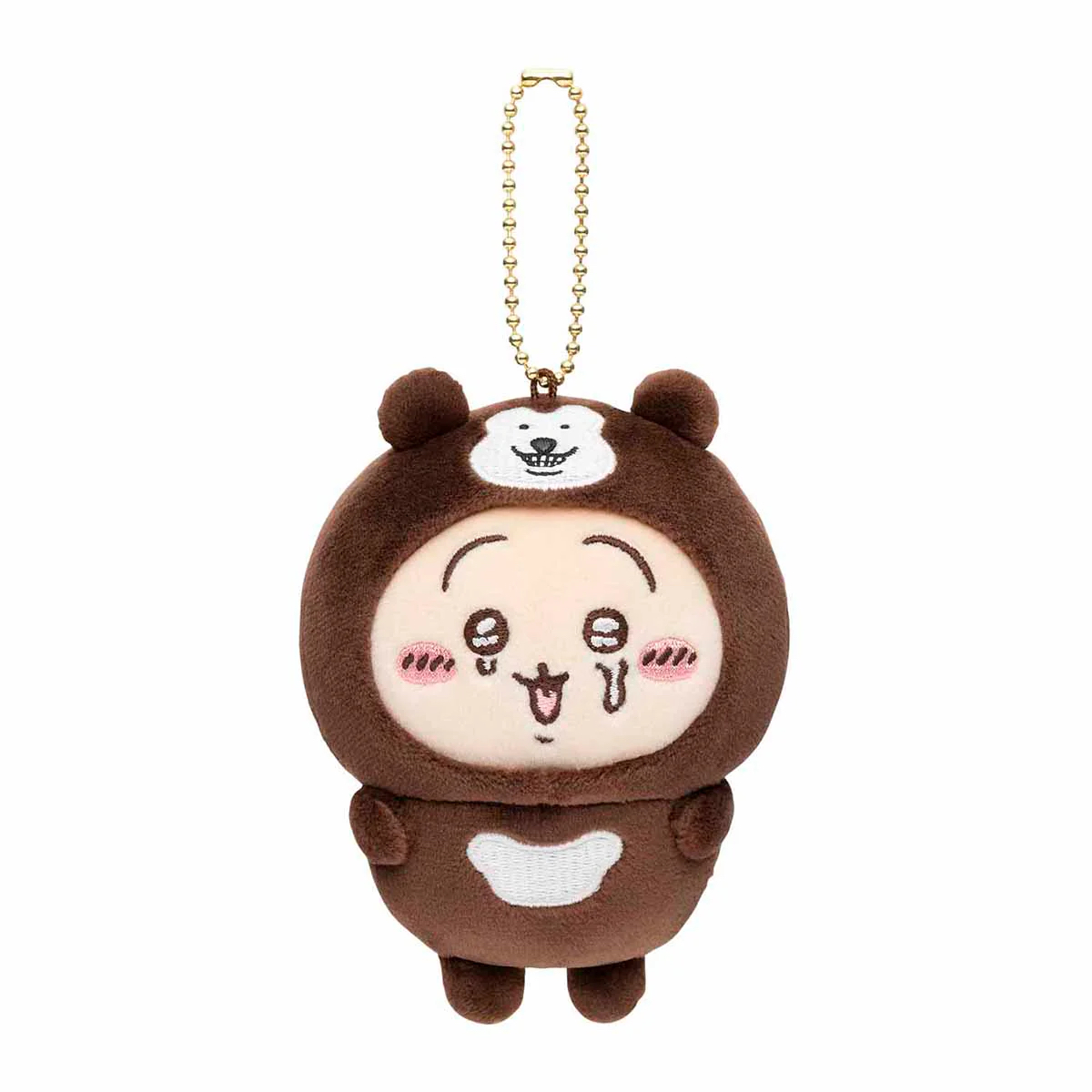 Chiikawa mascot wearing Nagano Characters Malley Bears 馬來熊兔兔