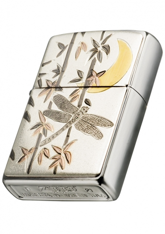 Zippo -日版 日本傳統風格-竹林蜻蜓 浮世繪蜻蜓繞竹 ZBT-5-82a / ZA-5-82a  防風打火機 | ZIPPO 指定授權經銷商 |美國製造 | 收藏