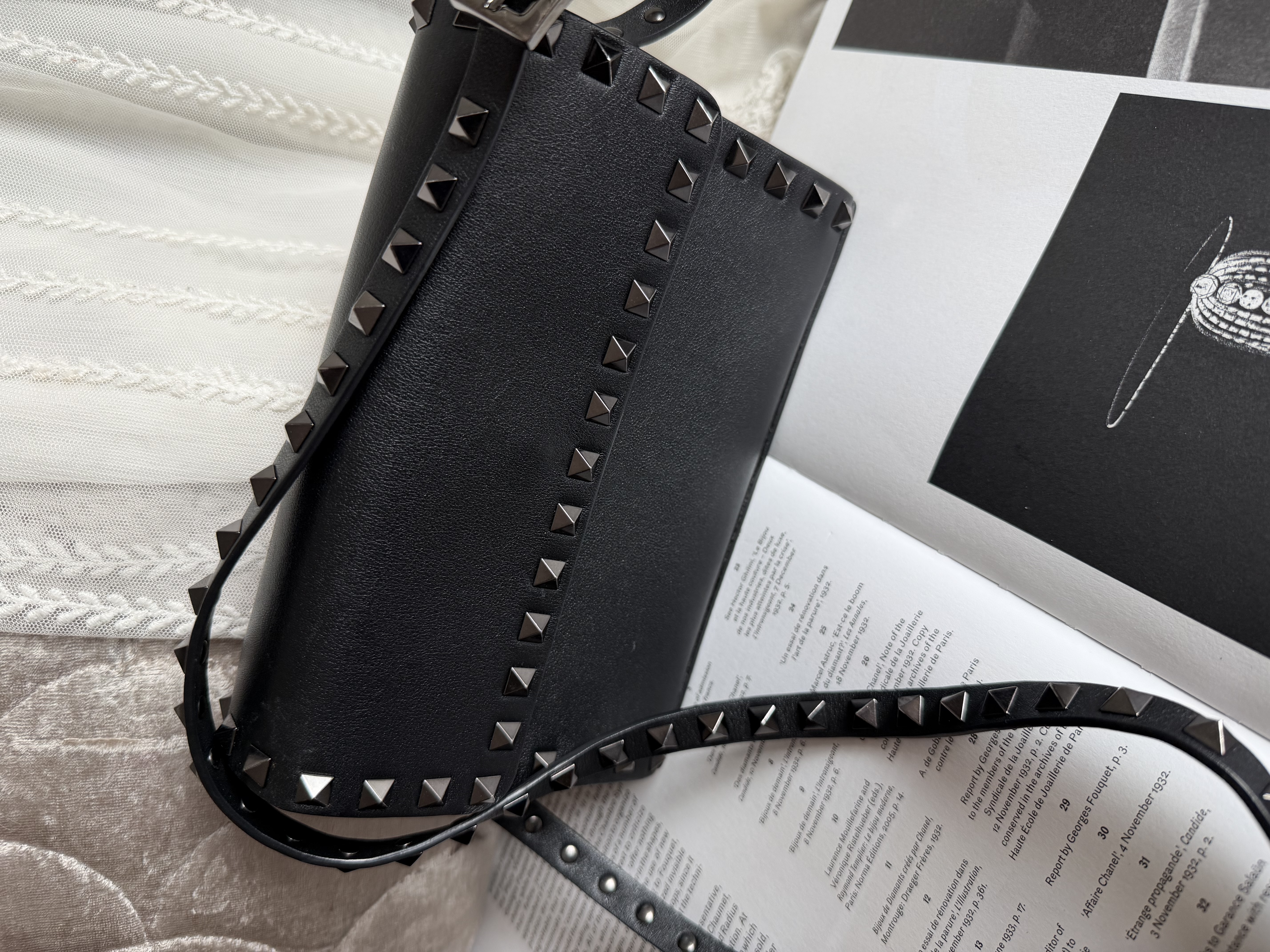 Valentino Garavani black Rockstud bag