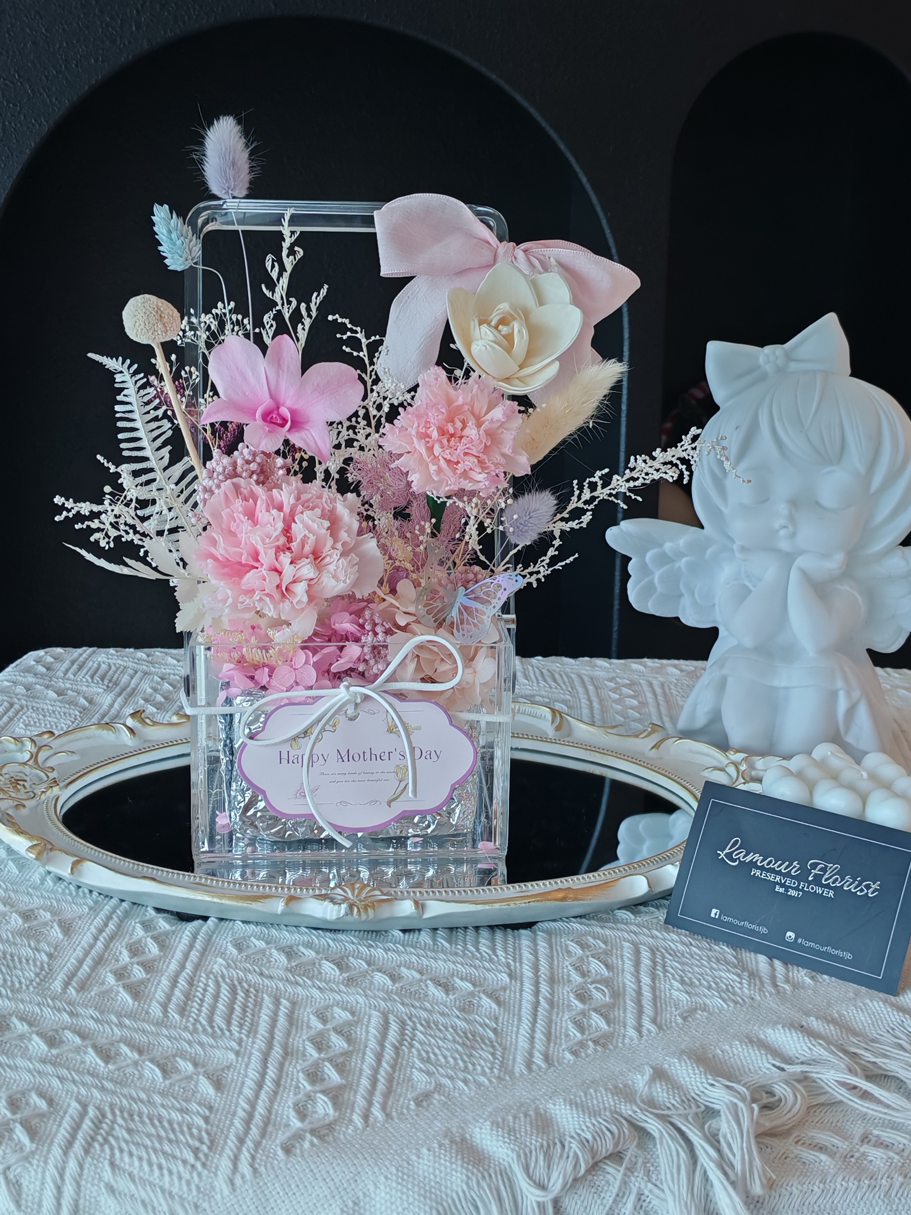 Christine Acrylic Basket 