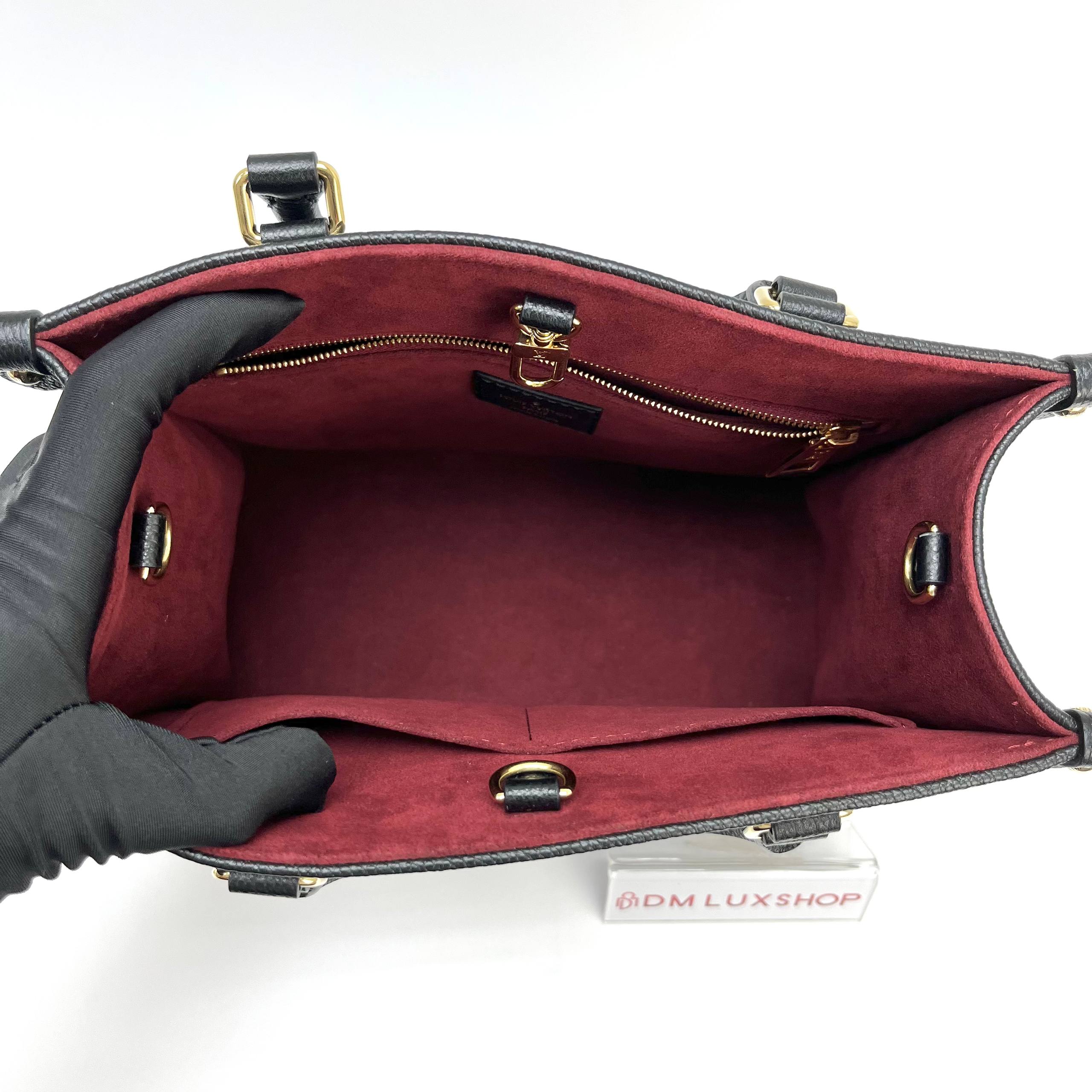 LV OnTheGo Bicolour Black PM GHW 