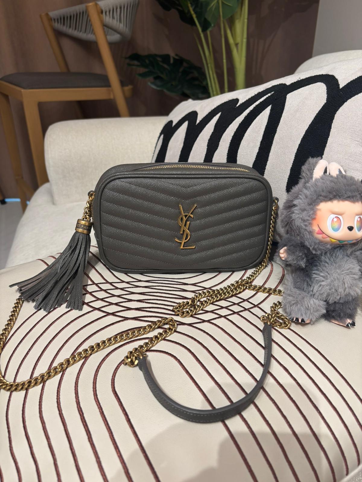 YSL Lou Lou Mini Camera Bag 100%Authentic, 98%New ✅Dust bag