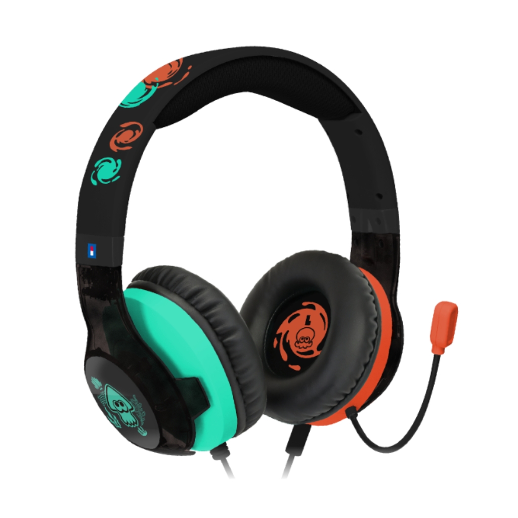 HORI Splatoon Raiders Gaming Headset Standard for Nintendo Switch 2 nsx-240｜斯普拉遁官方授權｜專業遊戲耳機｜清晰通話｜舒適佩戴｜香港行貨