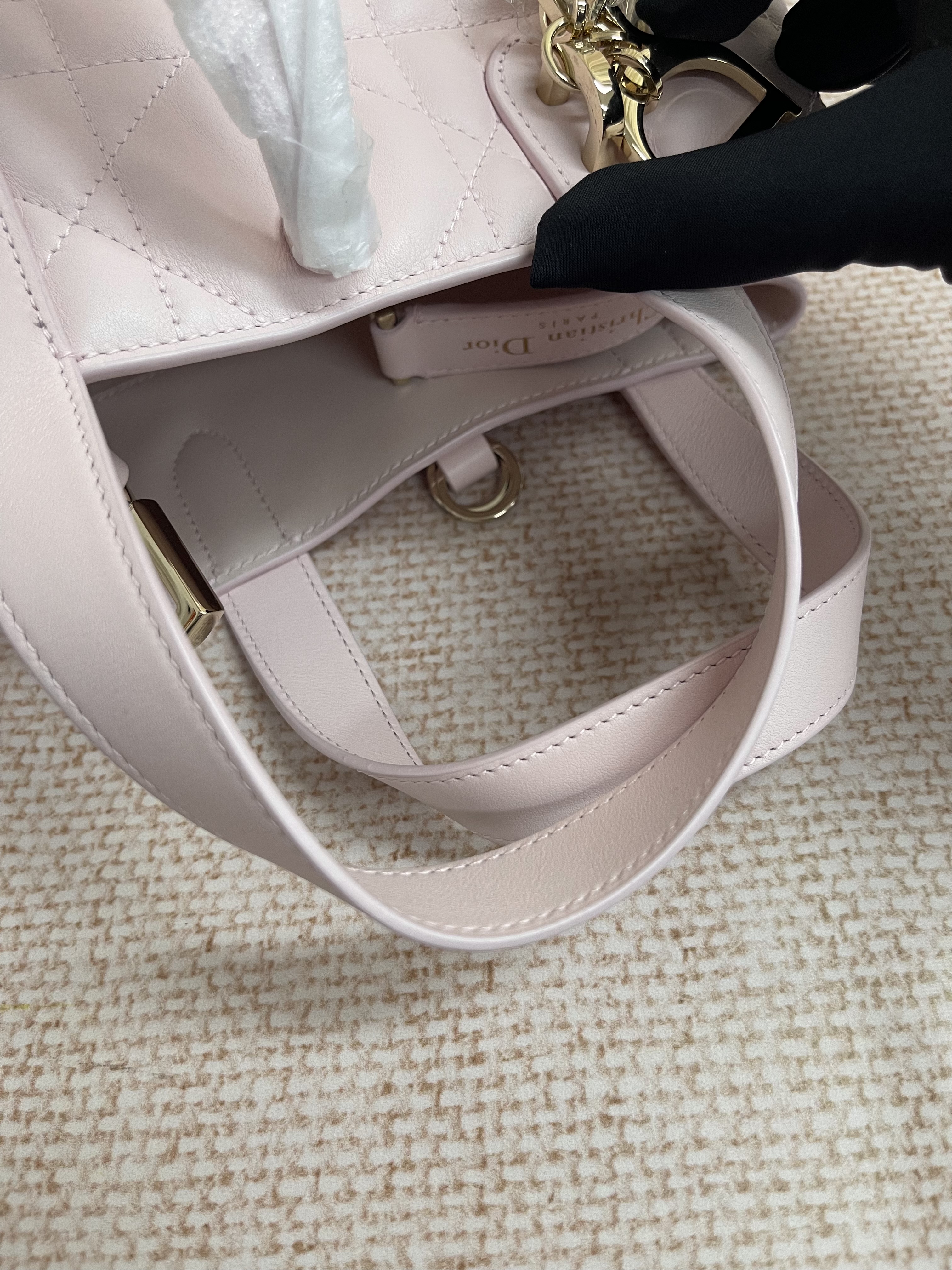 Pre-owned Dior Small Toujours Vertical Tote Bag