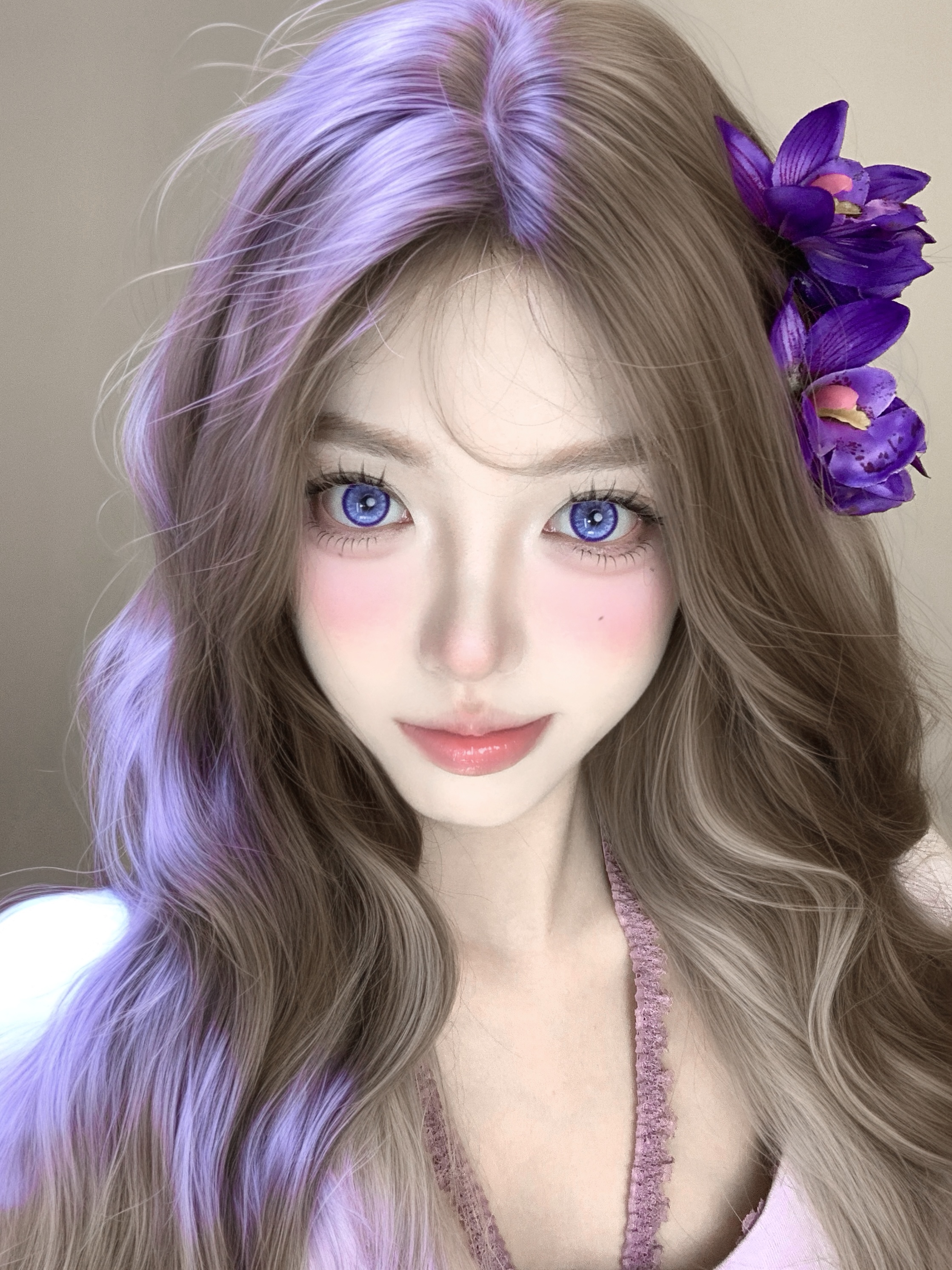 Serltyca 日拋6片裝 仿生人偶灰/紫