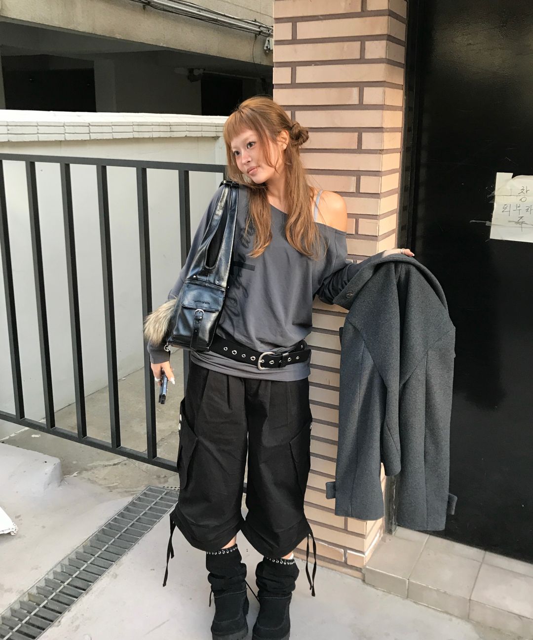 🇰🇷訂購｜asur 26SS｜String Eyelet Bermuda Pants 3色 