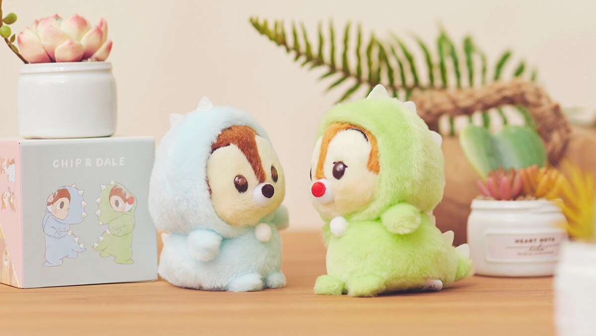 [現貨] [JDS] CHIP AND DALE 恐龍系列 | CHIP | DALE | 迷你毛公仔 {TF2506025}