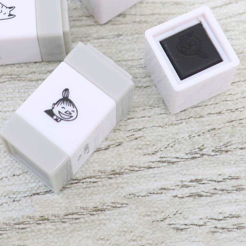 現貨｜Little My 阿美 Moomin 姆明 日版 PLUS MART Pochi Pom 按壓式印章 手帳印章 (224073) 