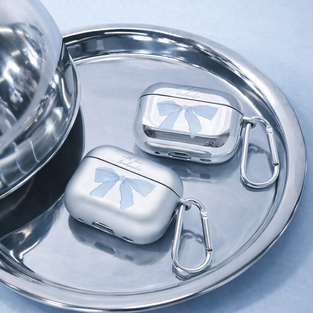 【The French Candy Floss *BLUE*】亮面/啞面電鍍AirPods Case