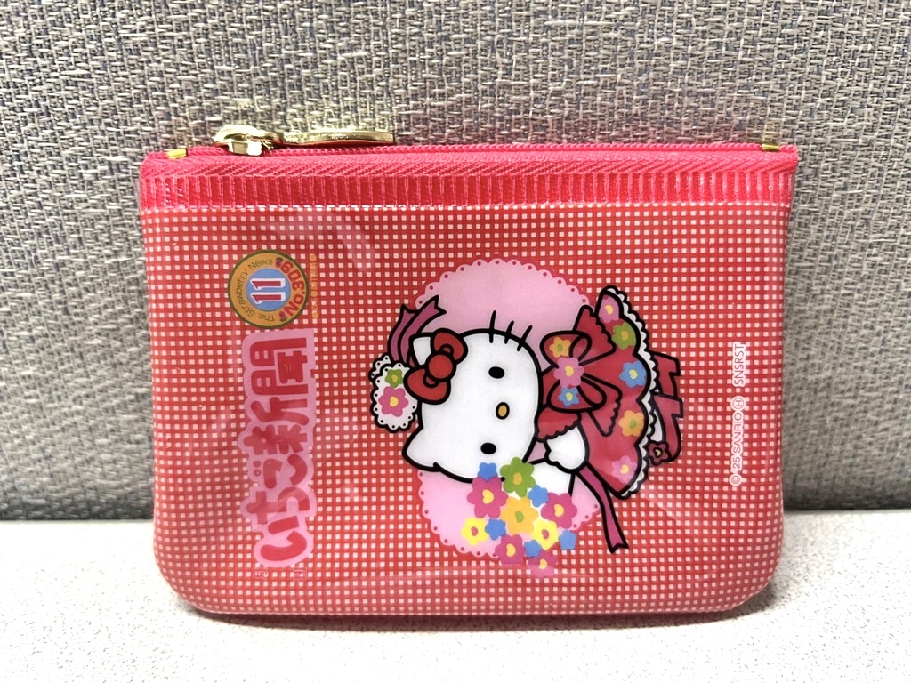 🎌日本直送🎌草莓新聞Hello Kitty迷你 收納包 散子包 卡包 