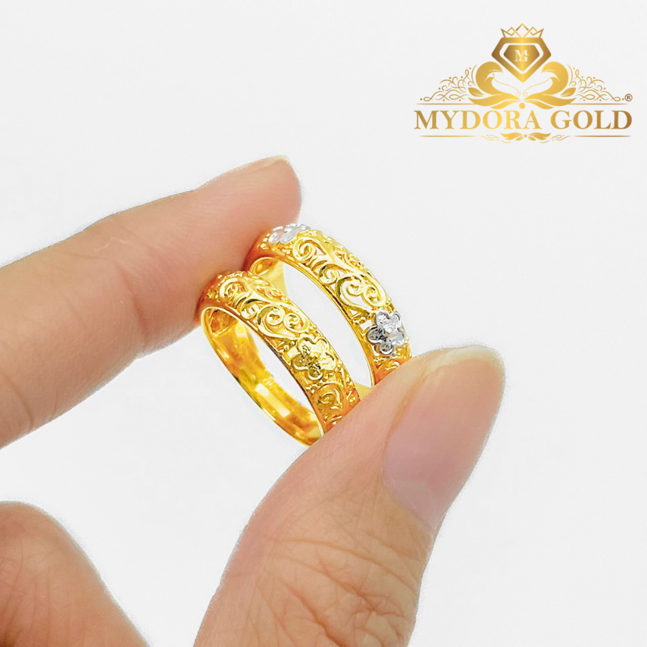 MYDORA Cincin Mini Kuntum Jawa (5G) l EMAS 916/22K