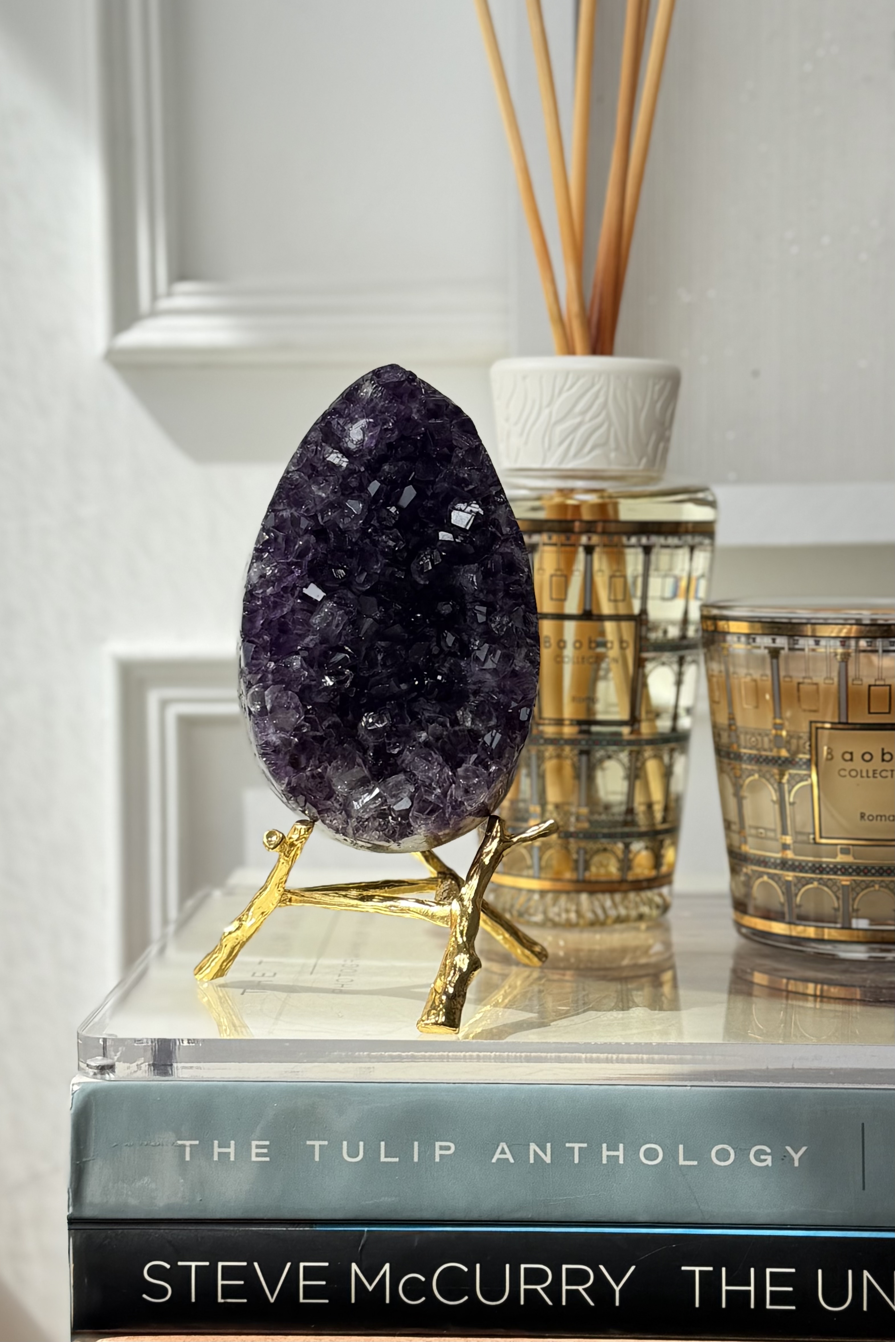 ༒ 11.2cm 帝王紫玻璃體冰翠紫水晶蛋༒  AM5008C2JGSN9-RA27*11TN