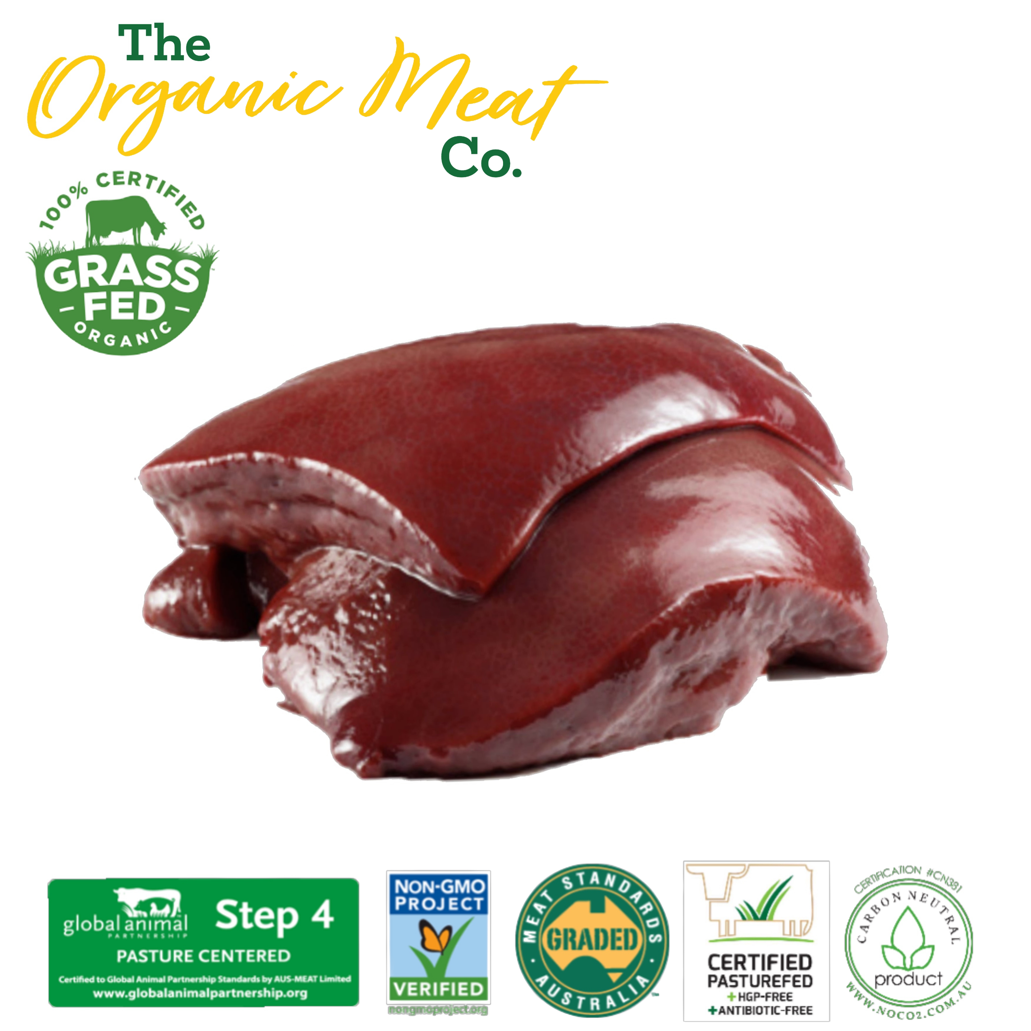 ❄️澳洲 有機全草飼牛肝 Australia 100% Organic Grass-fed Beef Liver