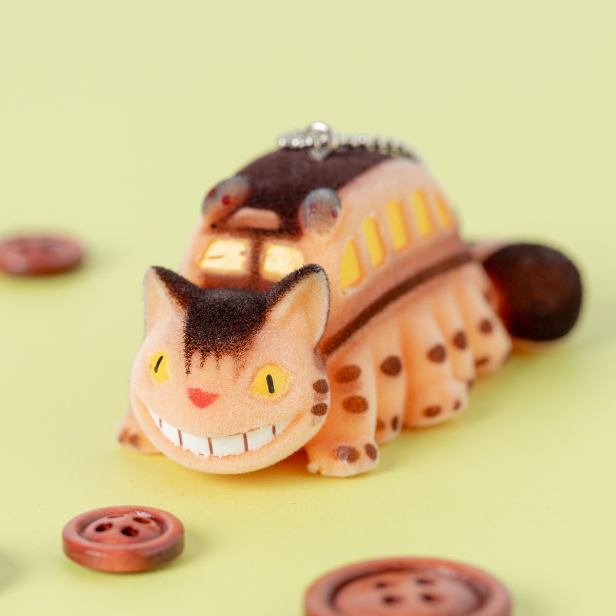 現貨｜貓巴士 龍貓 My Neighbor Totoro 宮崎駿 日版 植絨 立體 吊飾鎖匙扣 (404858)