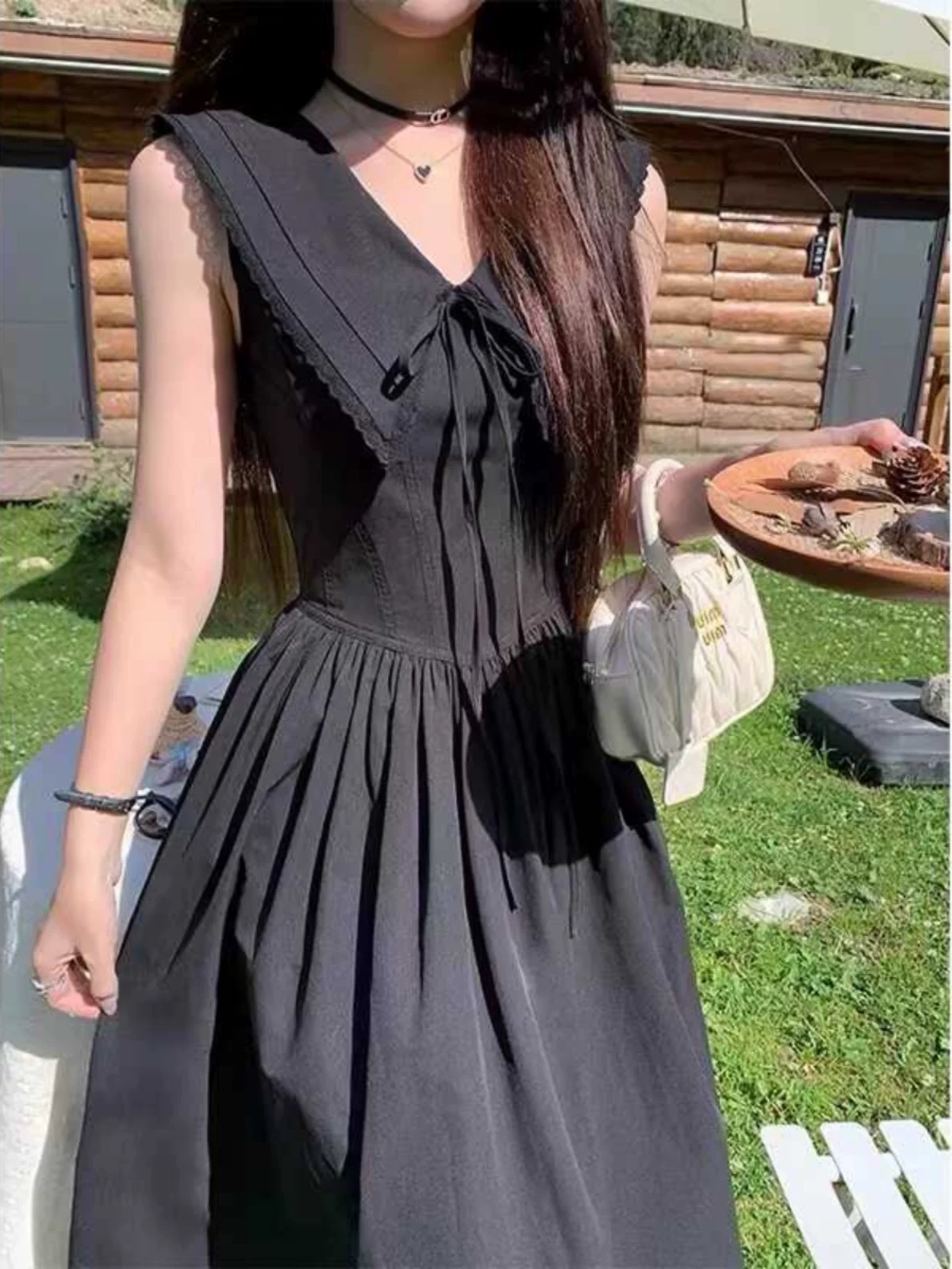 D10014法式气质裙