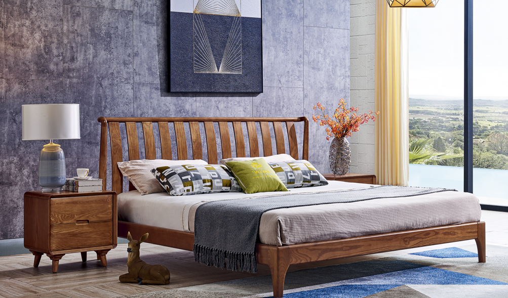 1.5米/1.8米 實木床架 41