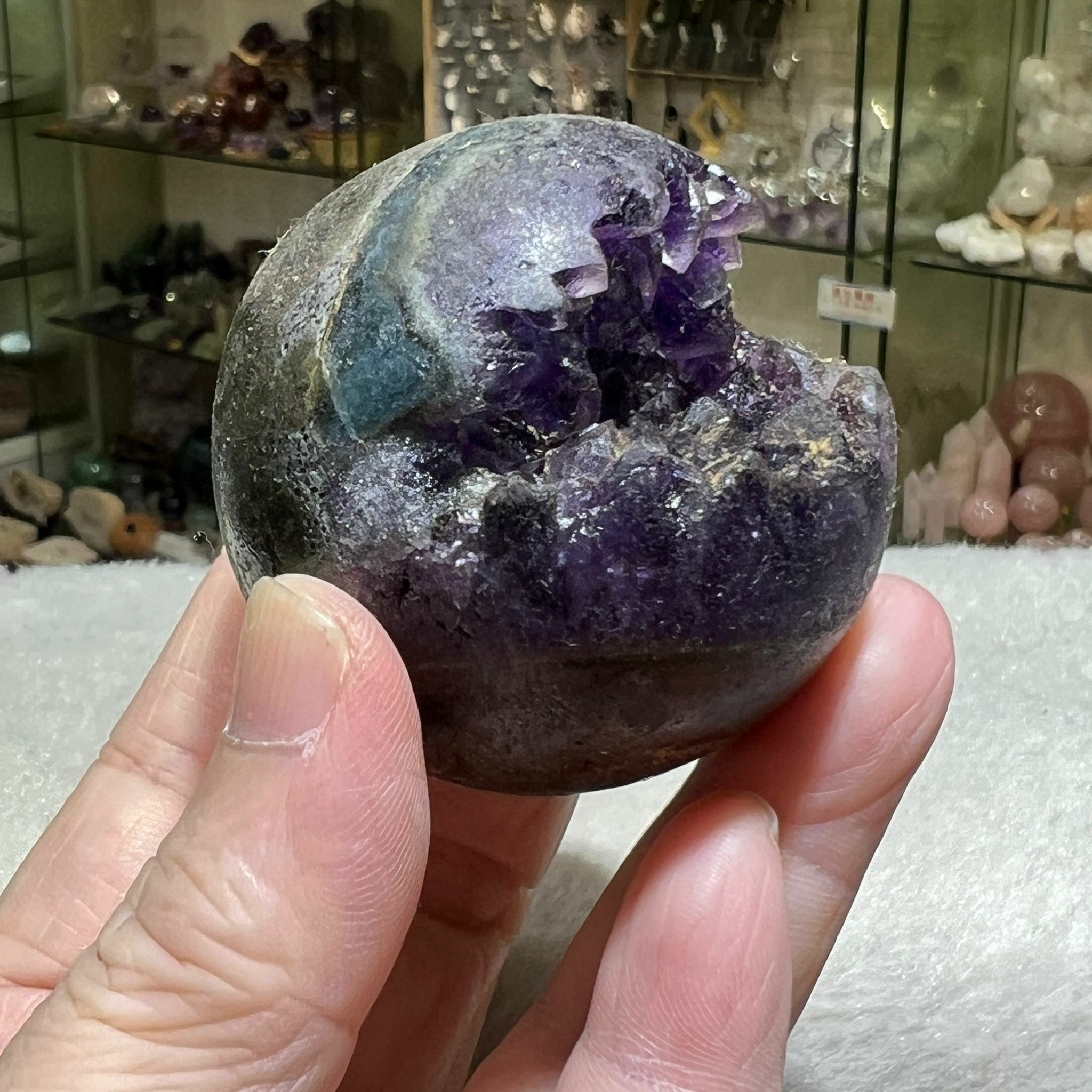 紫晶開口笑 4.8cm+/-