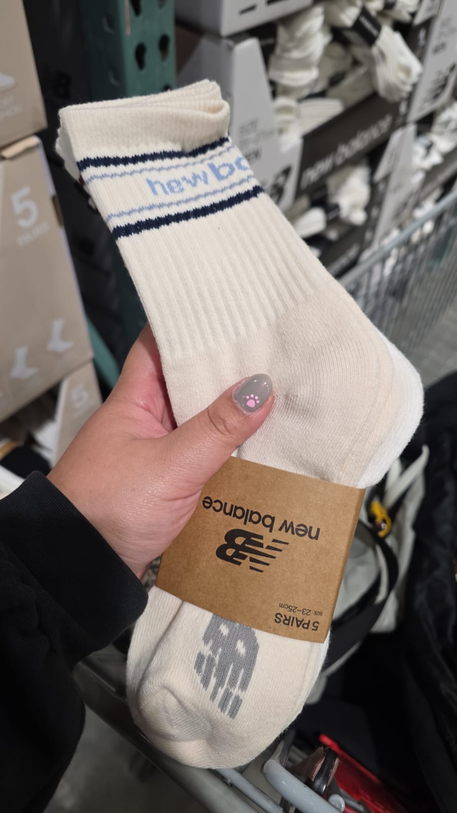 new balance socks 5 pairs