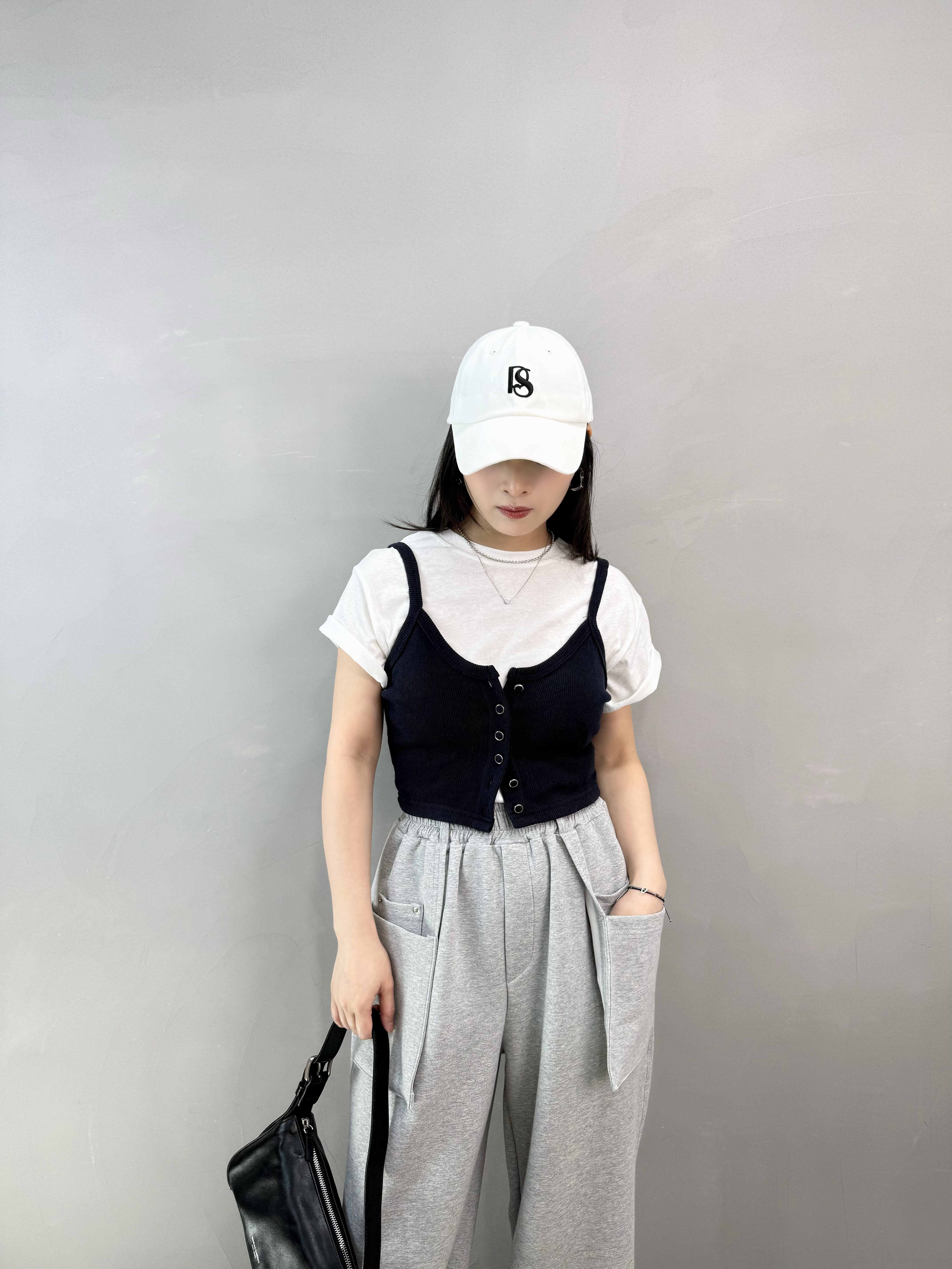 M84 洗水棉刺繡字Tee