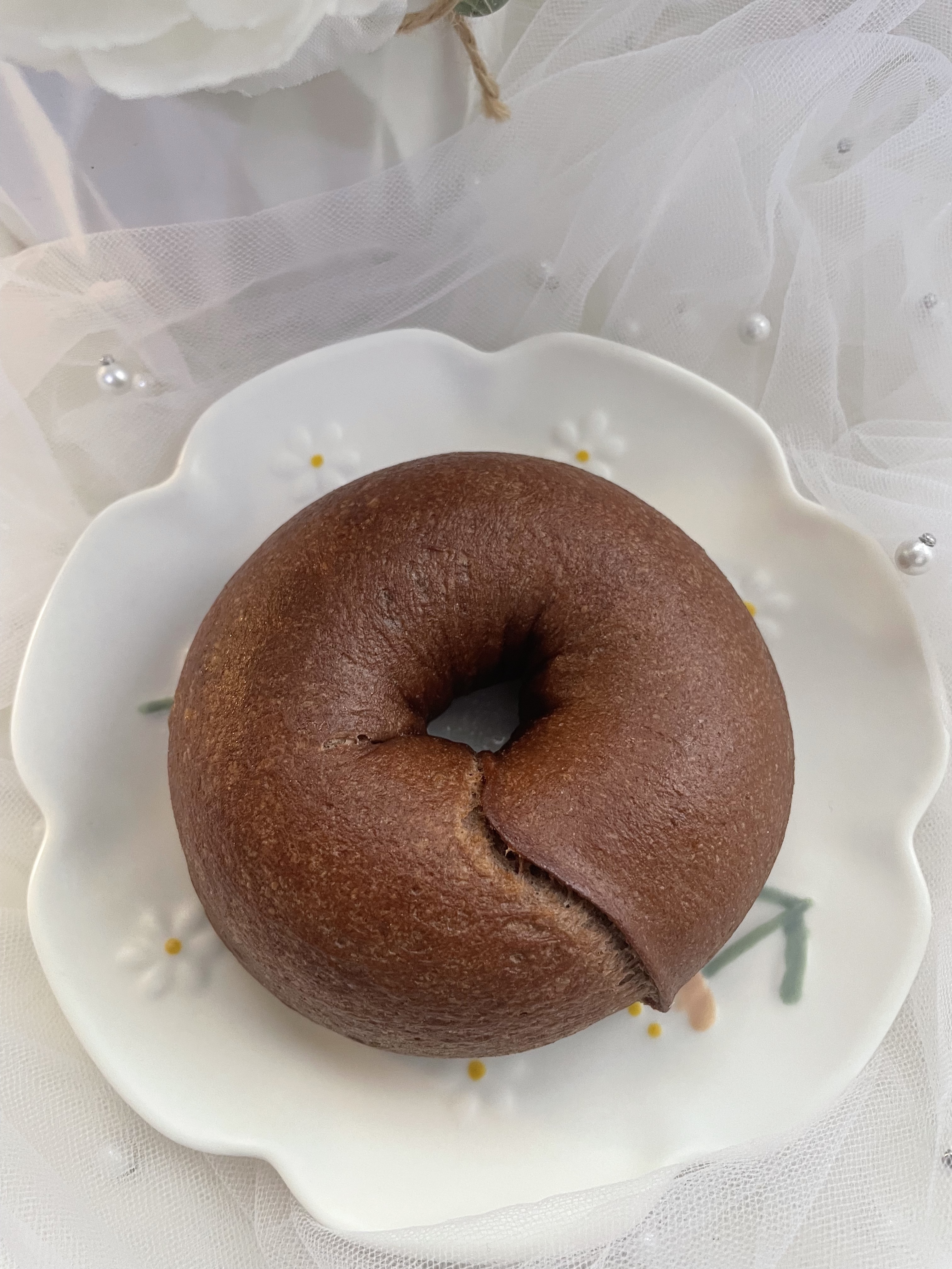 純素朱古力大貝果 (100g)