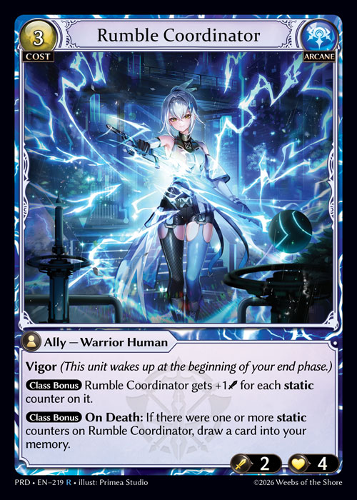 Rumble Coordinator / PRD-219 (R)