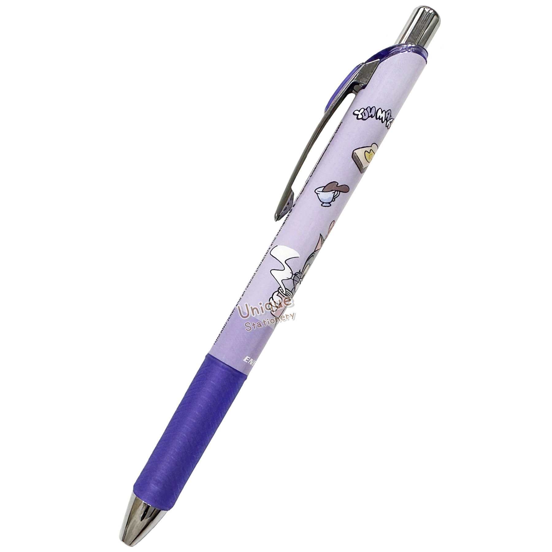 現貨｜Tom and Jerry 湯姆與謝利 日本製 Pentel EnerGel 0.5mm 黑色 啫喱筆 (229469)