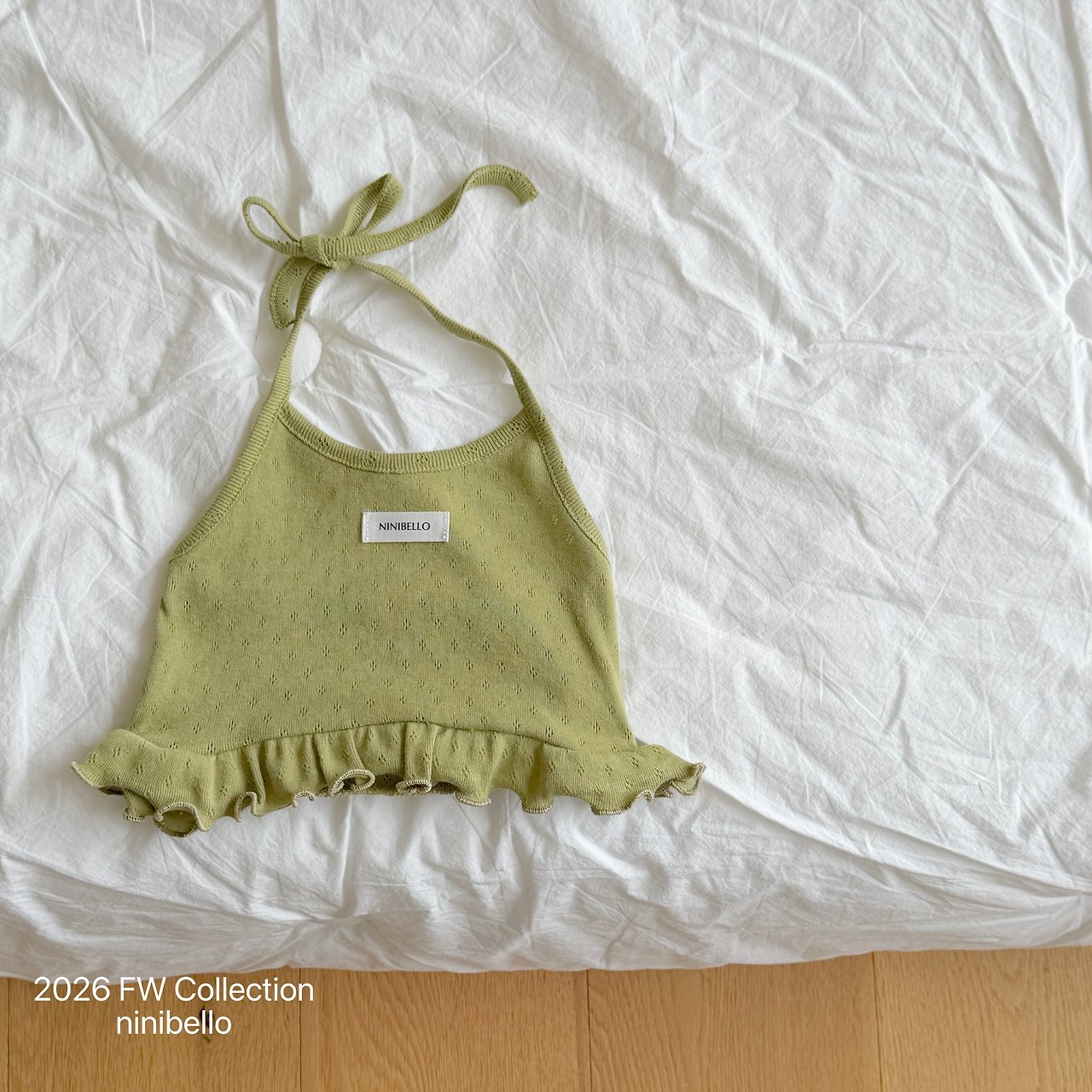 Ninibello | Bibi Eyelet Halter Top