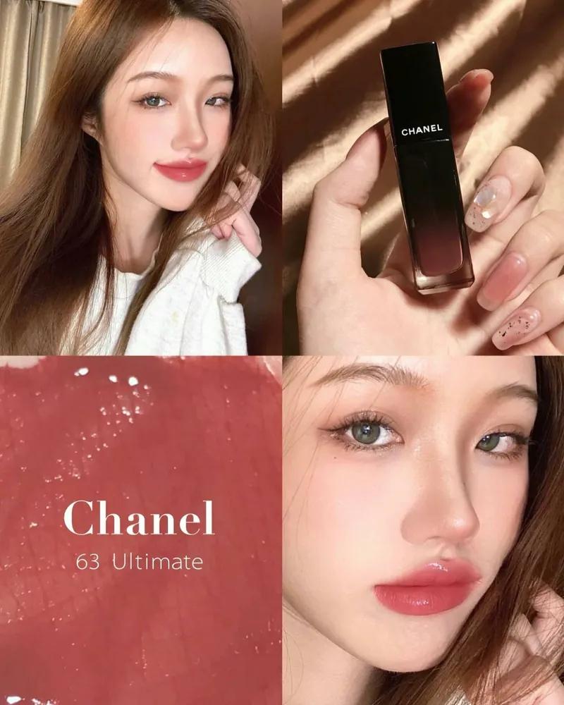  【預訂】CHANEL 極緻水光唇釉 #63 白桃玫瑰烏龍冰茶