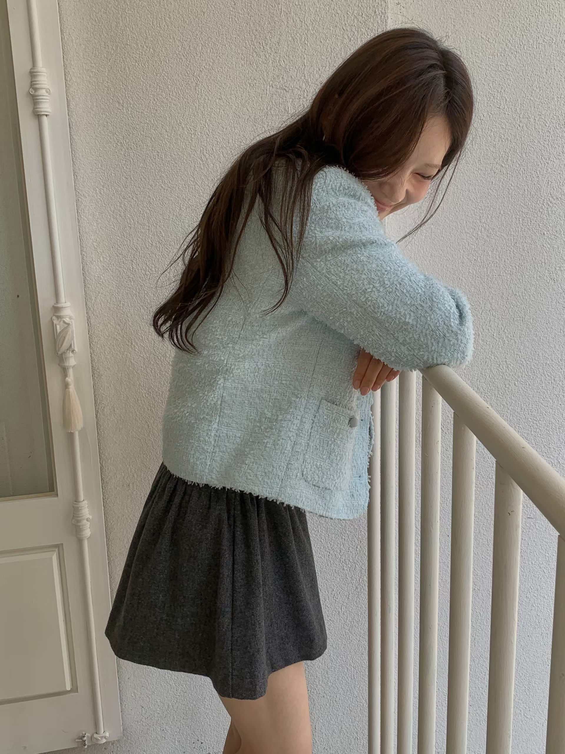 小香風軟呢外套 
