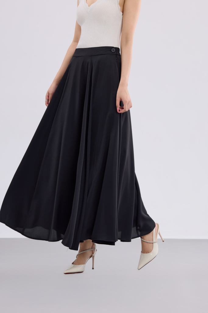 12241347 Celeste Grace Maxi Flare Skirt