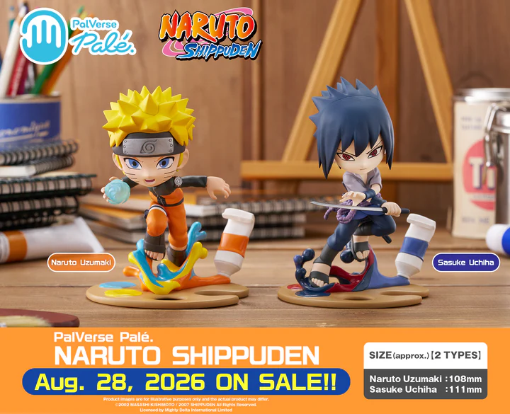 Bushiroad Creative - PalVerse Palé.《NARUTO 火影忍者疾風傳》漩渦鳴人/宇智波佐助