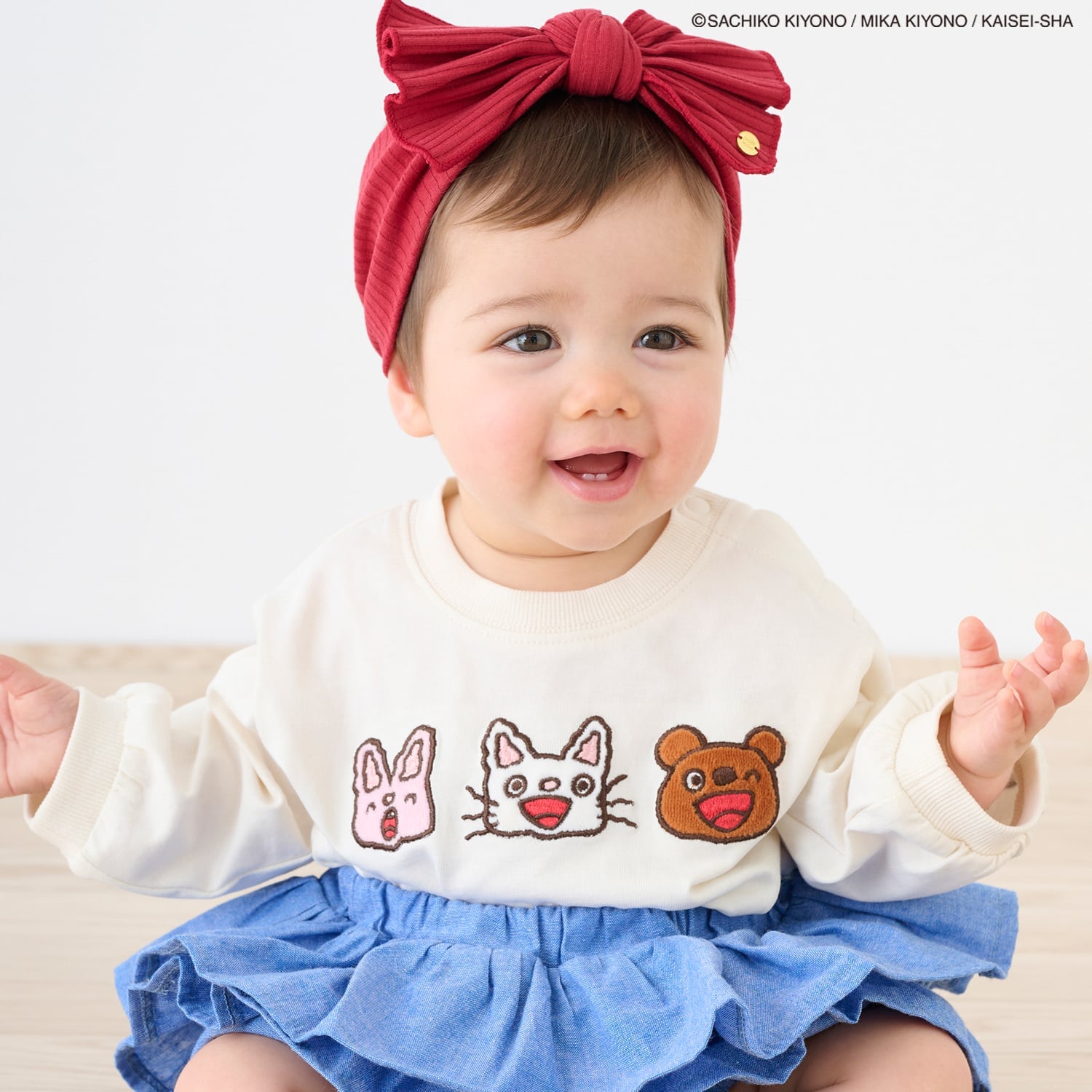 🆕【⭐訂購⭐】日本直送 🇯🇵🌀#Nontan 蘋果刺繡 貼花長袖Tee［3款選］🌀[ELHA-0061][260914]