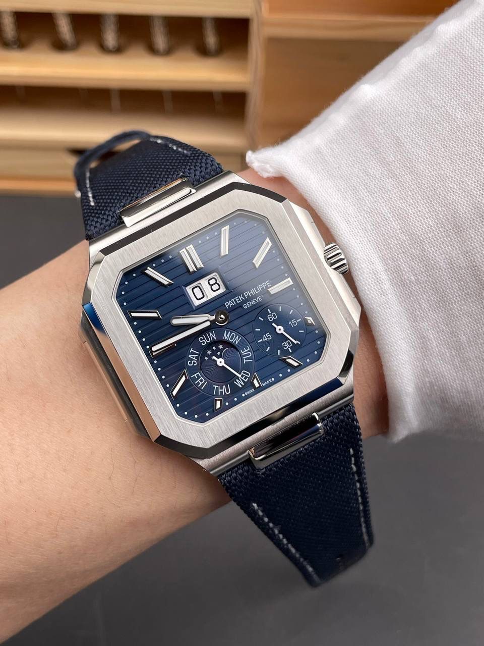 🌐百达 CUBITUS 鹦鹉螺5822P 总裁款/45mm/240机🌐