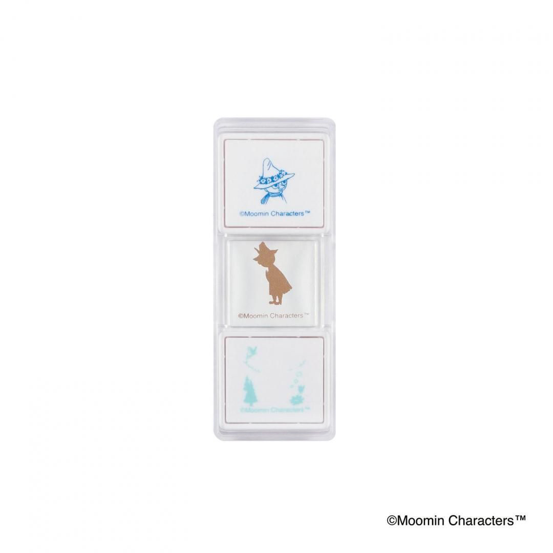 現貨｜Snufkin 史力奇 Moomin 姆明 Kutsuwa 日版 Hancoco slide 可堆疊 雙色雙圖案 印章 (TL002C)