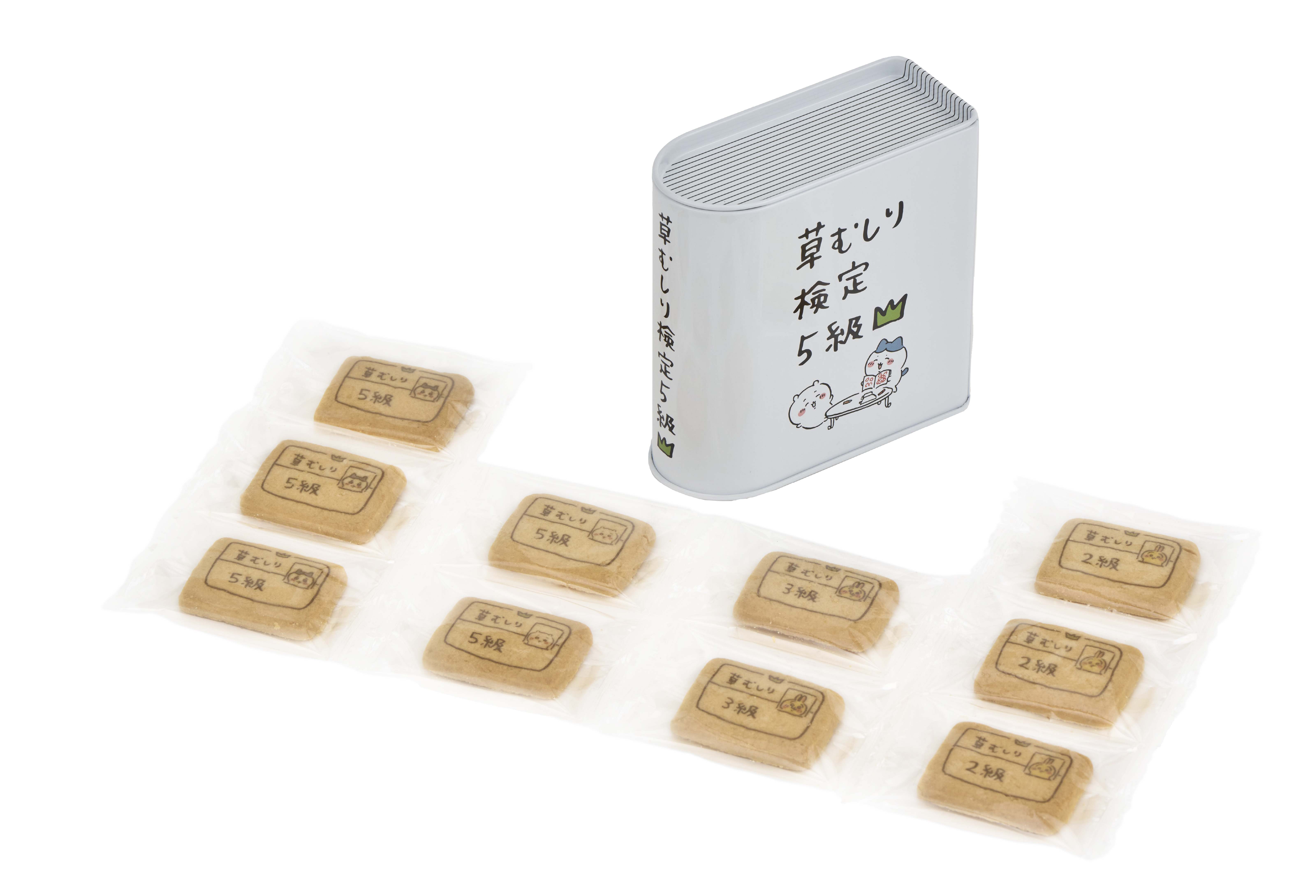 [CHIIKAWA PARK] 5級除草檢定餅乾罐