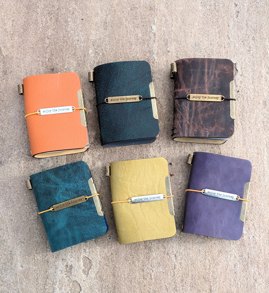 Kayztyle Made Mini journals Collection Double-sided Leather Traveller’s Notebooks/Journals