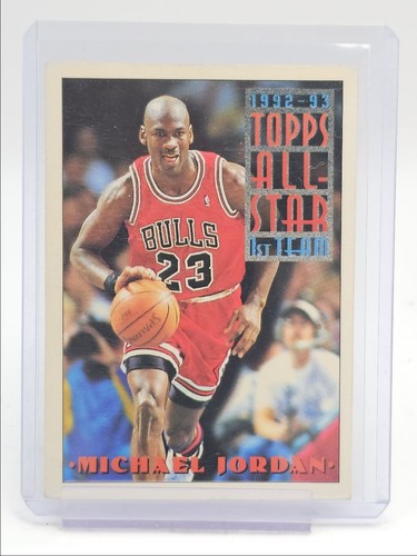 MICHAEL JORDAN 1992-93 TOPPS ALL-STAR 1ST TEAM BASKETBALL BULLS w寄賣