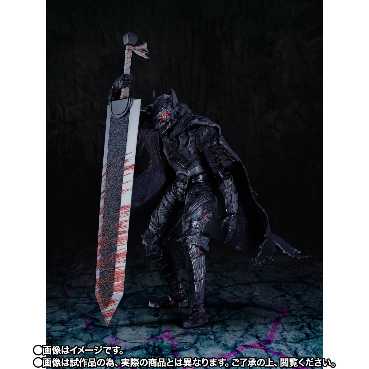 (預訂訂金 $300) (總價 $742) (魂限) Bandai S.H.Figuarts 烙印戰士 格斯 (狂戰士之甲冑) -激情- <戰鬥版> (行版) SHF Guts (Berserk Armor) -Heat of Passion- <Battle Ver.>